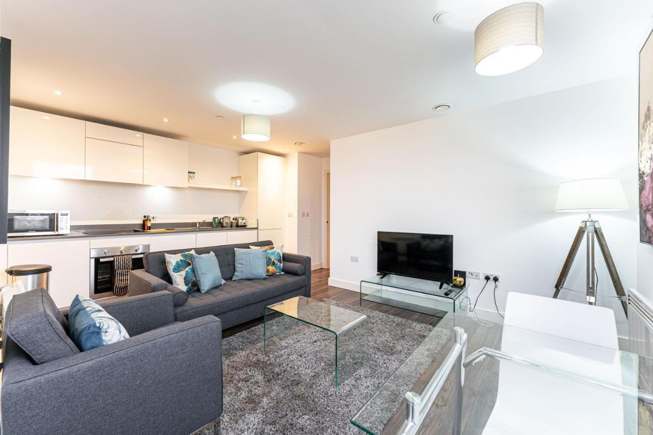 Seven Living Broadway Residences - Birmingham City Centre, Broad Street - Free Parking Buitenkant foto