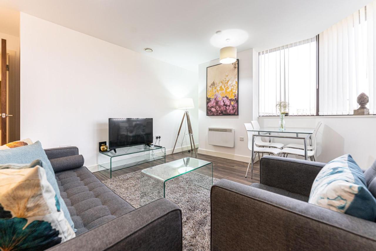 Seven Living Broadway Residences - Birmingham City Centre, Broad Street - Free Parking Buitenkant foto